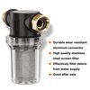 Twinkle Star Sediment Filter Attachment Line Water Hose Filter with 100 Mesh and 40 Mesh Screen, 2Pcs O-Ring, Garden Pressure Washer Inlet for RV Camping Car Wash Water Hose