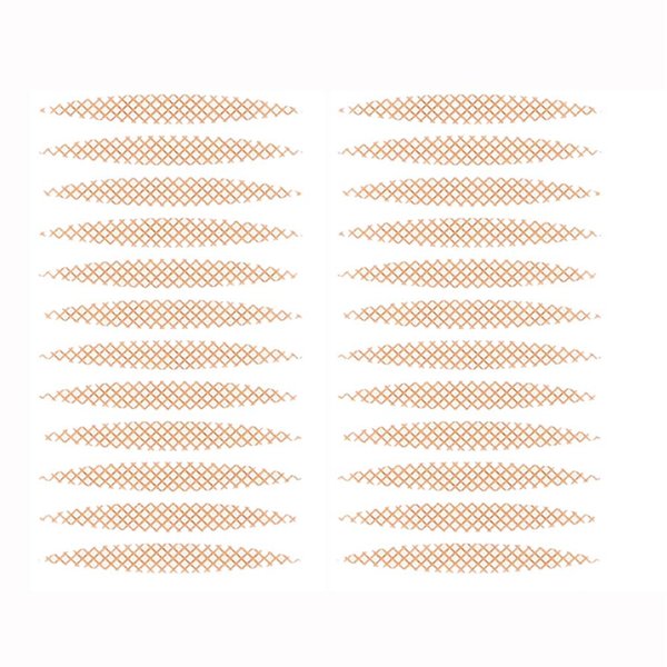 800PCS (400 Pairs) Single-Sided Lace Mesh Breathable No Trace Waterproof Invisible Double Eyelid Tape Stickers Natural Long-Lasting Sticky Self-Adhesive Double Eye Tape Tools for Make Up