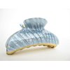 Generic Art deco blue and multi color glitter sparkle hair claw clip for thick hair