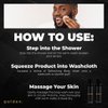 Golden Grooming Co. 3-in-1 Men's Body Wash 2-pack w/Shea Butter & Sunflower Oil - Father's Day Gifts for Dad - Hair & Beard Shampoo - Cleanses, Hydrates, Softens - For All Skin Types - 4FLOz