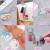Acrylic Keychain Blanks, Shynek 100Pcs Key Chain Hardware Supplies for Craft Set with Acrylic Blanks, Key Rings, Tassels and Jump Rings for Vinyl Projects, DIY Keychain Supplies