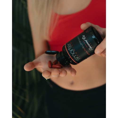 Smarter Brain Support Nootropic Supplement, Brain Booster & Memory Support, Made with Alpha-GPC, L-Tyrosine & Acetyl L-Carnitine ALCAR, Flaxseed Oil, ALA DHA Brain Booster 60 Softgel Energy Pills