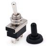 Baomain Car Toggle Switch SPDT ON-ON 3 Pin 2 Position 12V/25A with Waterproof Cover for Auto Car (1PCS)