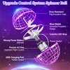 JOYGIFT 2-Pack Flying Orb Ball Toys, 2024 New Magic Flying Ball Toy, Galactic Fidget Spinner Ball with LGB Lights, Rechargeable Hover Ball Boomerang Drone Flying Toys for Kids Adults