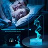 FlyonSea Baseball Light,Baseball Bedside Lamp 7 Colors Change + Remote Control with Timer Night Light Optical Illusion Lamps for Gift Ideas for Boys or Kids
