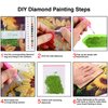KTHOFCY 5D DIY Diamond Painting Kits for Adults Kids, Stained Glass Sunflower Full Drill Embroidery Cross Stitch Crystal Rhinestone Paintings Pictures Arts Wall Decor Painting Dots Kits 11.8X11.8 in