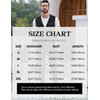 Gihuo Mens Fishing Vest Summer Outdoor Work Vest Utility Safari Travel Lightweight Sleeveless Jackets with Pockets（Black-M）