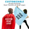 Everfan Red Polyester Satin Superhero Cape - Kids