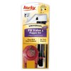 Korky 818BP QuietFILL Universal Toilet Fill Valve and Premium Flapper Easy to Install and Quiet-Made in USA, 2 Inch, Black