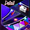 ACEDRE Colorful Light Up Rave Headbands Glow LED Mirror Hair Band Nightclub Party Costume Hair Accessories for Women