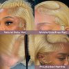 FNSD 20 Inch Honey Blonde Wig Human Hair #27 Color Straight Lace Front Wigs 13x4 Honey Blonde HD Lace Front Wig Human Hair 150 Density Glueless Straight Blonde Wigs Pre plucked With Baby Hair