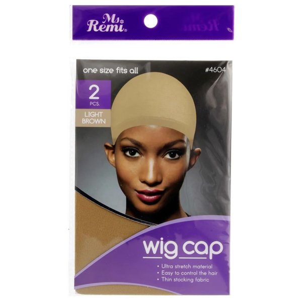 Ms. Remi Wig Cap 2Pc Light Brown