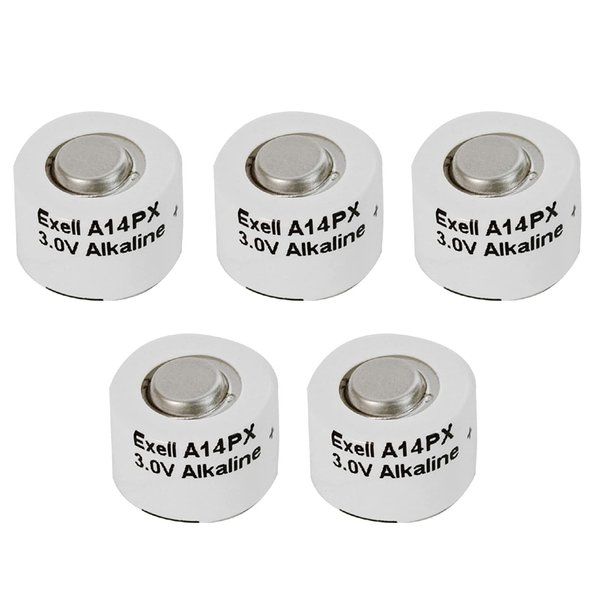 5pc Exell A14PX V14PXA A14PX PX14A TR112 EPX14 3V Alkaline Battery