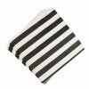 Paper Napkins White Black, Decorative Dinner Luncheon Napkins for Party Events 60count, folded 6.5” x 6.5”, unfolded 13” x 13”
