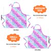 PASHOP 2 Pack Kids Apron Rainbow Unicorn Aprons With Pockets for Girls Boys Toddler Apron for Painting Cooking Baking