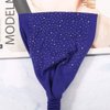 DINPREY Rhinestone Dots Headband Wide Bandana Headbands Workout Hair bands Womens Yoga Bandana Head Wrap Solid Diamond Headband Twisted Hair Band Makeup Headband (4 Pcs Rhinestone)