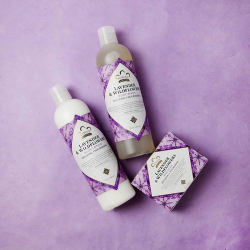 Nubian Heritage Liquid Hand Soap for Dry Hands Lavender and Wildflowers Cruelty-Free Skin Care 12.3 oz, 2090611