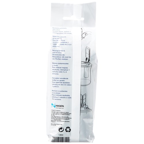 Marina 360/Spash Filter Cartridge, Replacement Aquarium Filter Media, 4-Pack, 12854, White