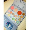 Generic Eyeshadow Palette, 15 Eyeshadows plus Blush and Highlighter, Blue with Glitter Shades