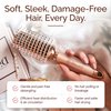 Lily England Rose Gold Plastic Vent Hair Brush for Blow Drying and Detangling Curly, Dry, Normal, Fine and Thick Hair for Women