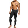 TSLA Men's Thermal Underwear Pants, Heated Warm Fleece Lined Long Johns Leggings, Winter Base Layer Bottoms, Thermal Fly-Front 2pack Black, Medium