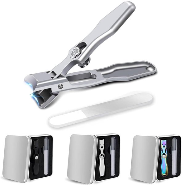 The Luxurious Ultra Sharp Nail Clippers, 2024 New German Nail Clippers for Men, Luxurious Nail Clippers, German Professional Nail Clippers (Silver)