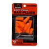 Walker's 7 Pairs Neon Orange Foam Ear Plugs with Black Aluminum Canister