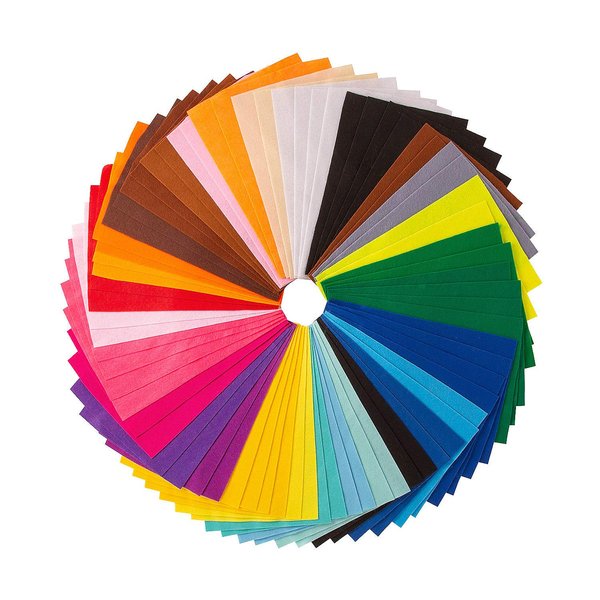 Fun Express Bulk Felt Sheet Assortment - 144 Pc. - Craft Supplies - 144 Pieces