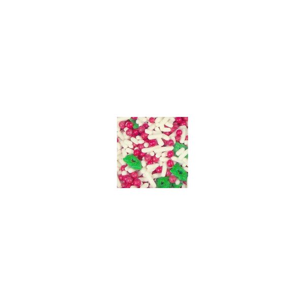 Edible Confetti Sprinkles Cake Cookie Cupcake Quins Christmas TwinQuin Festive 8 Ounces
