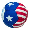 SWAX LAX Lacrosse Training Ball - Indoor Outdoor Practice Less Bounce & Rebounds (Stars n Stripes)