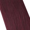 Moresoo Burgundy Tape in Hair Extensions Human Hair Invisible Tape in Extensions Wine Red Tape in Human Hair Extensions Burgundy Hair Extensions Real Hair Tape in 20 Inch #99J 20pcs 50g