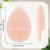 2 PCS Facial Sponge Konjac Glove Bath Sponge Gentle Exfoliating Pads Wash Reusable Puff for Daily Face Deep Pore Cleansing Blackheads Dead Skin, Makeup Remover