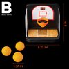 Black Series Motorized Basketball Mini Arcade Game, Indoor Tabletop Game, Moving Basketball Hoop, 3 Speeds, 3 Balls, Digital Scoreboard & Sound Effects, Fun Kids & Family Game, Toys for Boys Ages 8+