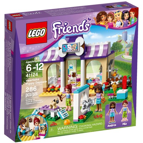 LEGO Friends 41124 Heartlake Puppy Daycare Building Kit (286 Piece)