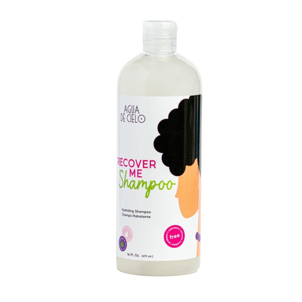 Agua de Cielo Recover Me Shampoo - Organic Shampoo for Dry & Damaged Hair, Sulfate-Free, Paraben-Free, Improves Scalp Health, Hair Softness, & Shine - 16 oz