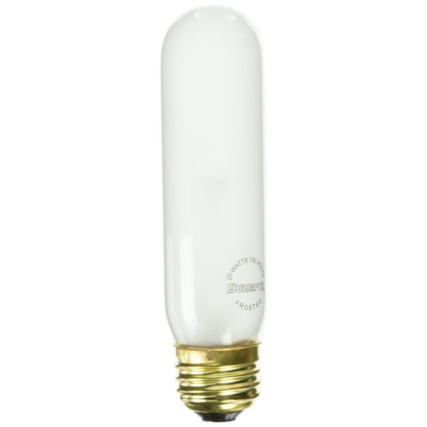 Bulbrite Incandescent T10 Medium Screw Base (E26) Light Bulb, 1 Count (Pack of 1), Frost