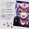 UNIDRAGON Original Wooden Puzzles for Adults - Pop Art Neko Chan 250 Pieces (32 x 23 cm), Beautiful Gift Box, Unique Shape Best Gift for Adults and Children