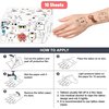 106 PCS Cute Funny Toilet Paper Temporary Tattoos Sticker Funny Toilet Paper Birthday Party Decorations Supplies Favors Gifts Baby Shower Boys Girls Cute Fake Tattoo School Reward Themed