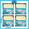 WODMAZ Valentines Day Cards with Sea Animal Building Blocks, 24 Packs Valentine Gift Ocean Building Toys Set for Kids Classroom Party Favor, Valentine Gift Exchange, Valentine's Greeting Cards