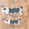Mewaii Cow Plush Body Pillow - 25" Kawaii Stuffed Animals Squishy Cute Long Plushies Cuddle Pillow for Kids, Birthday Gifts for Women, Girls and Males