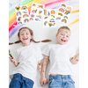 170 Pieces Rainbow Temporary Tattoos Stickers,20 Sheets Rainbow Cloud Sun Themed Tattoos Stickers Party Decoration favors for Kids Girl Boys Birthday Baby Shower Party Decoration Supplies