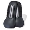 HORZE Adepto Open Front Tendon Boots | Durable Shell with Neoprene Lining - Black - Horse