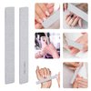 25 Pcs Nail Files for Acrylic Nails and 50 Pcs Mini Buffer Block File, 100/180 Grit Nail Buffer Double Sides Emery Boards Fingernail Files