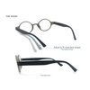 MODFANS 4 Pack Round 1.0 Reading Glasses Women Men,Retro Matte Frame Comfortable Spring Hinge-Lightweightest Readers Suitable Wear well-4 Pouch with Each Area