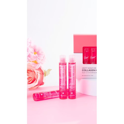 Jigott - Signature Professional Collagen Hair Ampoule, K-Beauty Hair Treatment, 13ml/0.43FL.OZ *10 EACH…