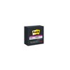 Post-it Super Sticky Notes, 3x3 in, 5 Pads, 2x the Sticking Power, Black (654-5SSSC)