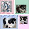 ALITTDRE Micro Mini Building Blocks Dog Pets Cute Animal Model Set Building Pet Toys Bricks Gifts for Kid and Adult (Border Collie)