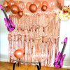 31 PCS Singer Birthday Decorations Happy Birth-Tay Balloons Singer Birthday Balloons Glitter Purple Happy Birth-Tay Decorations for Girl Boys Birthday Party
