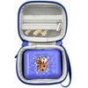 LeoTube Hard Carrying EVA Case Compatible with Bitzee Digital Pet Interactive Virtual Toy, Storage Travel Holder for Bitzee Virtual Electronic Pets Accessories for Kids (Case Only) (Blue)