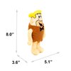 Buckle-Down The Flintstones Dog Toy, Cocoa Pebbles The Flintstones Barney Rubble Full Body Pose Pet Toy, Plush